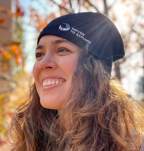 x_ Jersey Knit "Driven To Explore" Slouchy Toque